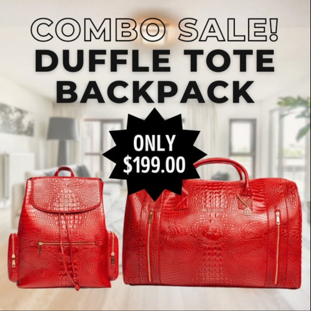 Duffle bag and backpack set clearance
